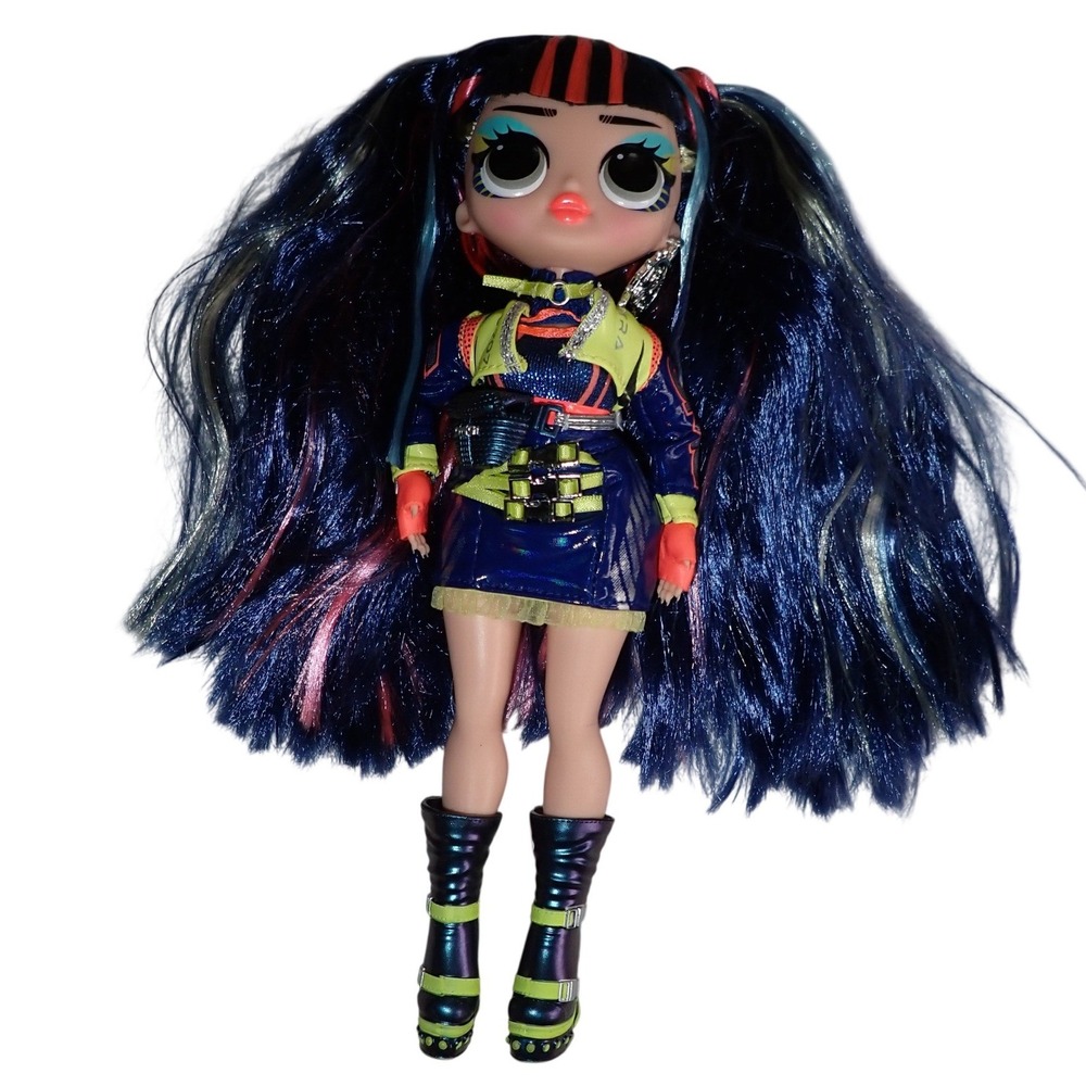 LOL Surprise OMG Victory Fashion Doll With Neon Outfit & Blue Hair Series 8